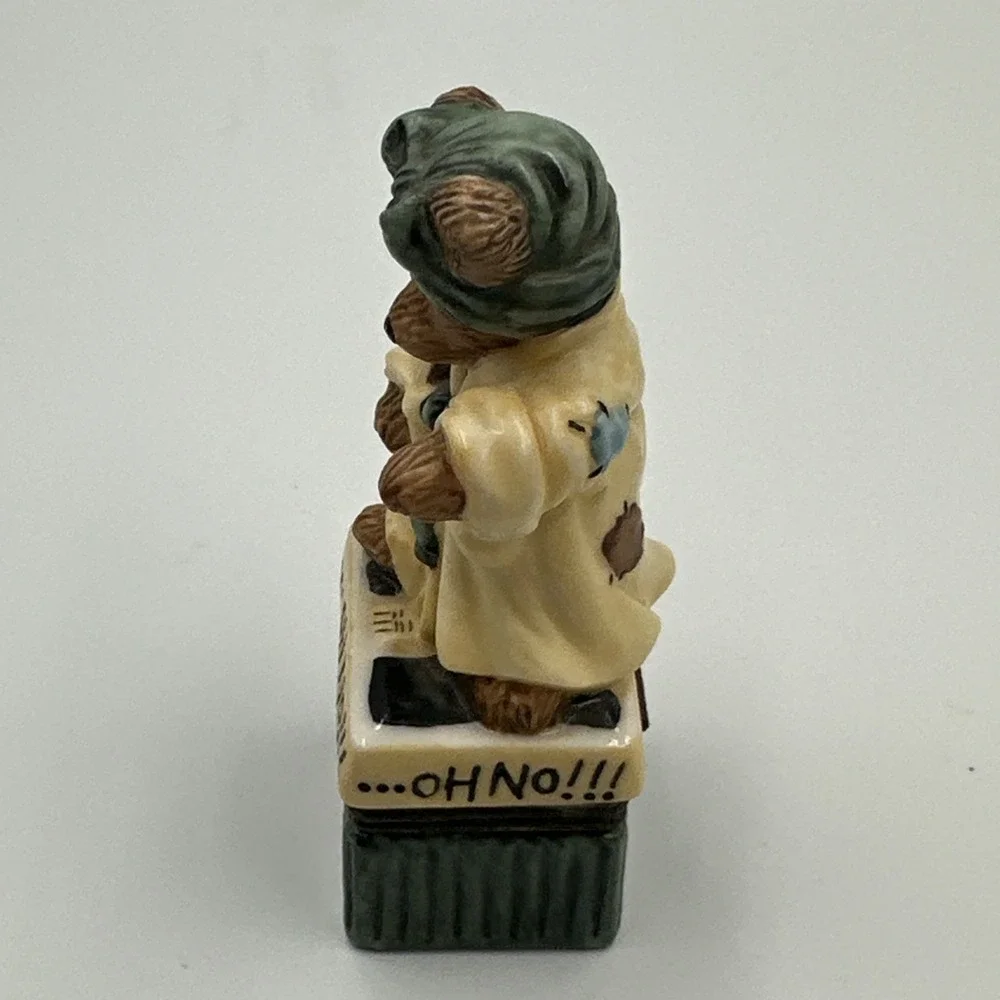 Boyds Bears Bearware‎ Pottery Trinket Box 
